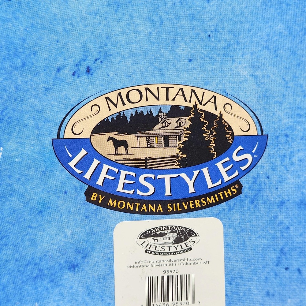 Lot of 7 Montana Lifestyles Barbed Wire Ornaments 6 Pc. Silver Western Christmas - Picture 4 of 9